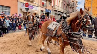 Els TRES TOMBS de SANT ANTONI Valls 2023 (44a Edició - Muralla del Castell)