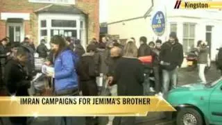 Imran campaigns for Jemima's brother in London