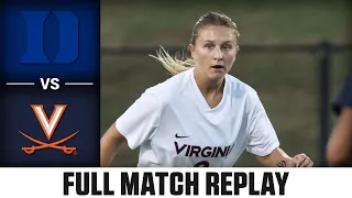 Duke vs. Virginia Full Match Replay | 2023 ACC Women's Soccer