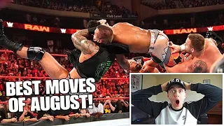 REACTING TO THE BEST WWE MOVES OF AUGUST 2019!