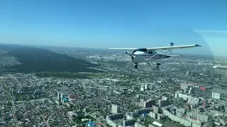 Воздушный парад Победы в Барнауле