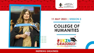 11 May 2023 | SESSION 3 |  COLLEGE OF HUMANITIES