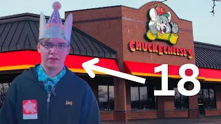 I Spent my 18 Birthday at Chuck E Cheese