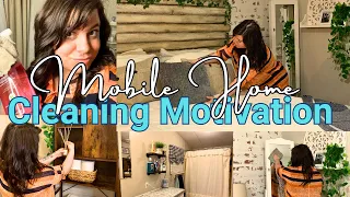 ✨Double wide mobile home clean With me | 2023 clean with me | mobile home living #clean
