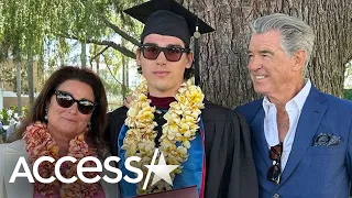 Pierce Brosnan & Wife Celebrate Son Paris' College Graduation