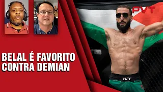 DEMIAN É GÊNIO DO JIU-JITSU, MAS RITMO DE LUTA FAVORECE BELAL MUHAMMAD