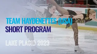 Team Haydenettes (USA) | Short Program | Lake Placid 2023 | #WorldSynchro