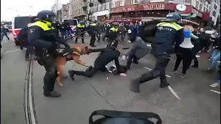 ‏جريمة مروعة من الشرطة الهولندية ضد المواطنين الأبرياء