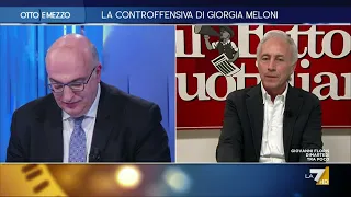 Marco Travaglio contro Giorgia Meloni: "Basito di fronte al comizietto di oggi!"