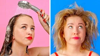 CAPELLI LUNGHI VS CAPELLI CORTI: PROBLEMI || Situazioni Divertenti e Imbarazzanti - 123 GO!