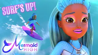 Surf’s Up! | Mermaid High Episode 6 Animated Series | Cartoons for Kids