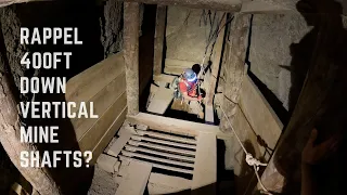 Would You Rappel 400ft Down Vertical Mine Shafts? Exploring Abandoned Mine in California!