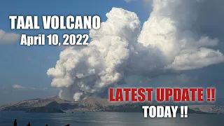 BULKANG TAAL ALERT LEVEL 2 | LATEST UPDATE !! April 10, 2022 #taalvolcano #batangas #latest