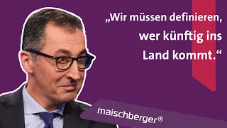 "Wir brauchen schnellere Asylverfahren" - Bundeslandwirtschaftsminister Cem Özdemir | maischberger