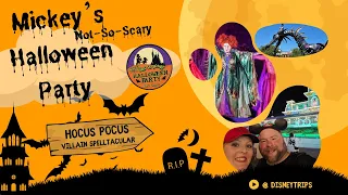 Hocus Pocus Villain Spelltacular at Mickey's Not-So-Scary Halloween Party: Sept 2023 4k