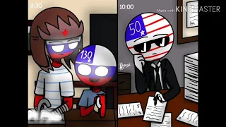 countryhumans russia x america