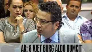 AK: 8 vjet burg Aldo Bumçit - Vizion Plus - News - Lajme