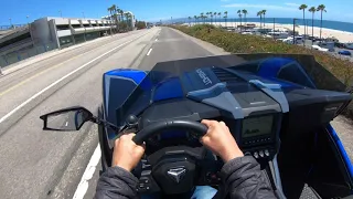 POV Drive in the 2021 Slingshot along the beach | Slingshot