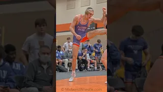 High single leg trips aren't as easy as they look