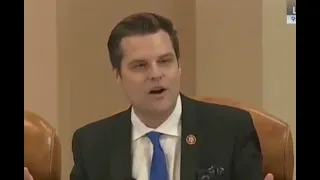 Crowd laughs as Gaetz is called out for his OWN DUI after hitting Hunter Biden for substance abuse