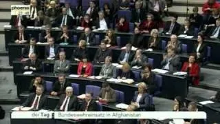 28.01.2011 Afghanistan Abstimmung - Bundestag