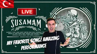 Italian Reaction to 🇹🇷 Turkish song #SUSAMAM ( LIVE ) ( The best song in the world )