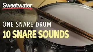 One Snare Drum, 10 Snare Sounds | Drum Lesson