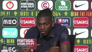 AC Milan & Portugal forward Rafael Leao on national team coach Roberto Martinez｜A Seleção｜Euro 2024