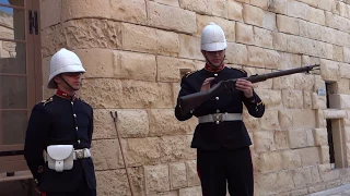 Rifle,Musketry display Fort Rinella Malta