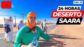 24 HORAS no CALOR EXTREMO do DESERTO DO SAARA - MARROCOS #ep74