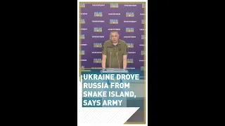 Ukraine drove Russia from Snake Island, says army