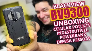 Celular Indestrutivel Powerbank Defesa Pessoal - Unboxing Blackview BV9300