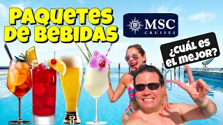 TODO lo que DEBES SABER del PAQUETE de BEBIDAS en MSC Cruises| Zorito y Doug