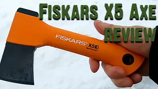 Fiskars X5 axe review - Video 27 - In The Wild With Chris