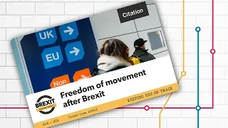 How is freedom of movement going to change after Brexit?