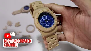 How to make Functional Wrist Watch from Popsicle Stick