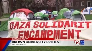 Brown students demand university’s divestment of Israel-Palestine war