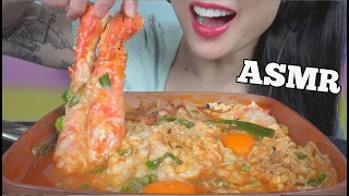 ASMR *COOKING SPICY CHEESY NOODLE KING CRABS + EXTRA CHEESE (EATING SOUNDS) NO TALKING | SAS-ASMR