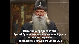 Интервью митрополитом Корнилием в преддверии Освященного Собора 2022 года