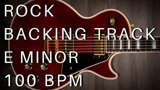 Rock Guitar Backing Track | E Minor (100 Bpm)