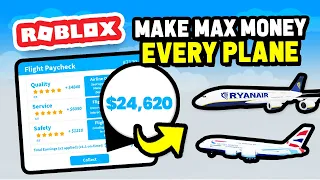 How To MAKE MAX MONEY in ANY PLANE in Cabin Crew Simulator (Roblox)