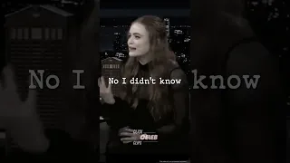 I Didn't Know That She Knew I Existed - Sadie Sink
