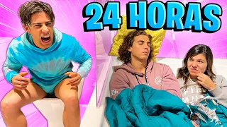 24 HORAS ENCERRADOS EN EL BAÑO !!! 🚽💩