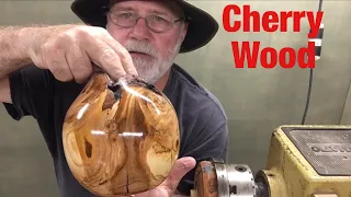 Woodturning- The Beauty of Cherry is Hard to Believe