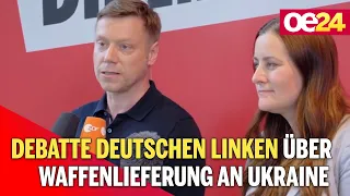 Debatte bei deutschen Linken über Waffenlieferung an Ukraine