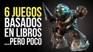 6 JUEGOS basados en LIBROS… pero POCO