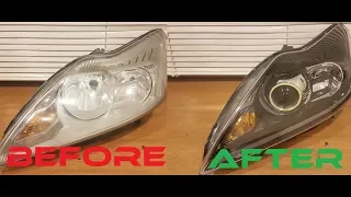 Ford Focus Led Tasarım Far Nasıl Yapılır. How To Make Ford Focus Led Design Headlight