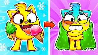 Don't Eat Too Many Cold Treats Song | Funny Kids Songs 😻🐨🐰🦁 And Nursery Rhymes by Baby Zoo TV