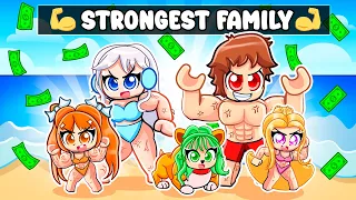 Having A BODY BUILDER Family In Roblox!