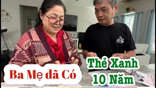 Ba mẹ đã có thẻ xanh 10 năm/Khoe khu vườn rau và hoa được ba cải tạo đất/ Đi chợ Costco với mẹ